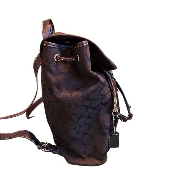 Black Coach Backpack - Picture 3 of 9